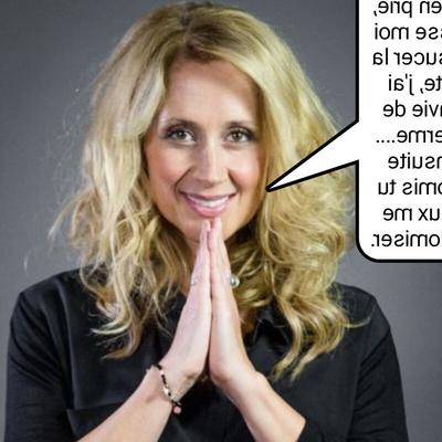 French caption (Fran�ais) Lara Fabian, cougar anale.