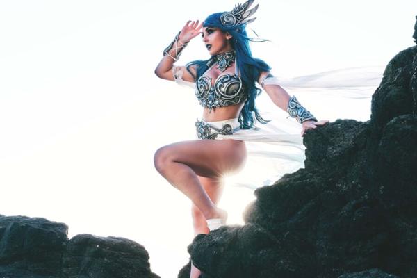 Jessica Nigri Elfa do Oceano Azul