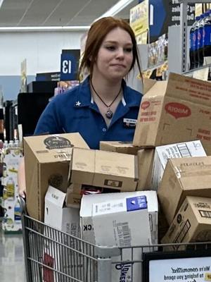 Grocery Clerk Sightings  - Ginger Cutie w/Great Ass