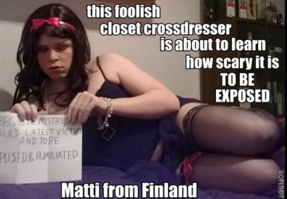 Crossdresser maricas estudante de economia em Helsinque, Finlândia