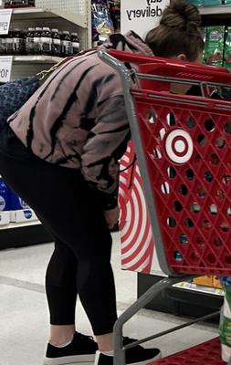 Target Sightings  - Cute MILF in Tie Dye Bending Over