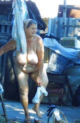 Granny loves to be outdoors