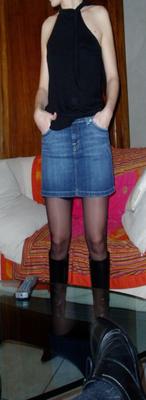 Gaby en jeans