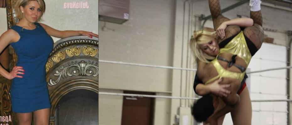 Dentro del ring de lucha libre: la ucraniana Julia en Mississippi