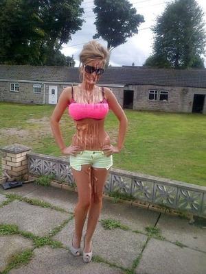 Británico adolescente chav, gitano slags facial bukkake cum tributos