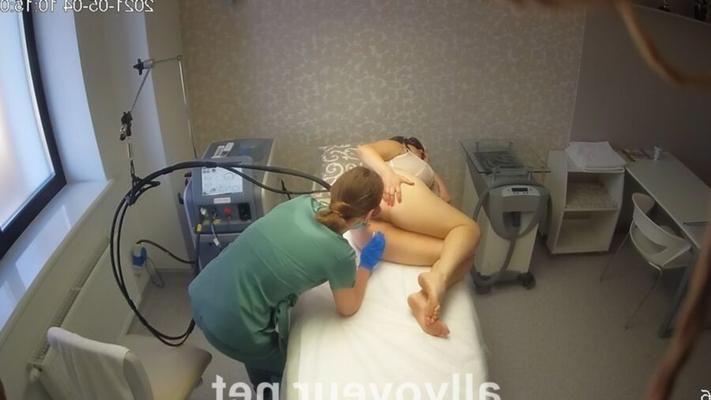 Ass Hair removal salon voyeur CCTV