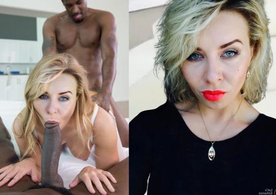 Ukrainische Julia beim Interracial Gang Bang in den USA