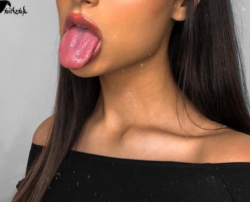 My lips and tongue