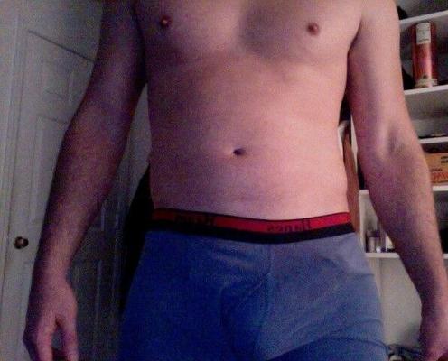 Me in Blue Briefs