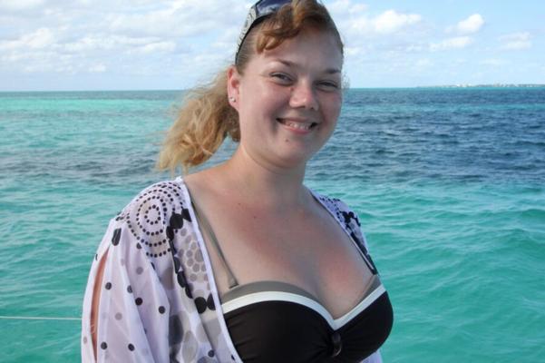 Sexy mollige Frauen (Lovely Girl on Boat BBW)