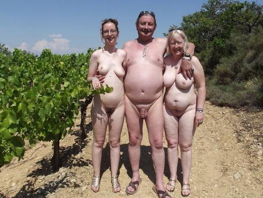 French nudist  family