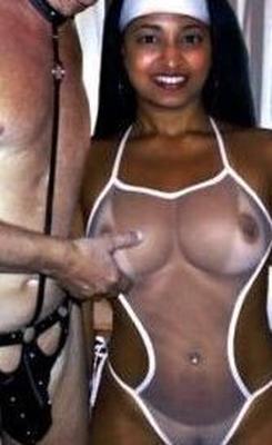 German Older White Man with African Swinger Wife