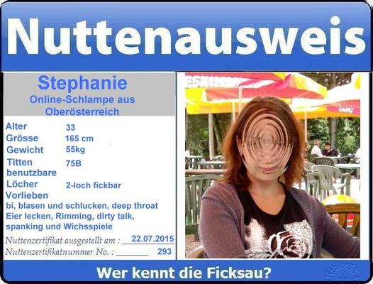 Stephanie, geile Schlampe en Oberoesterreich