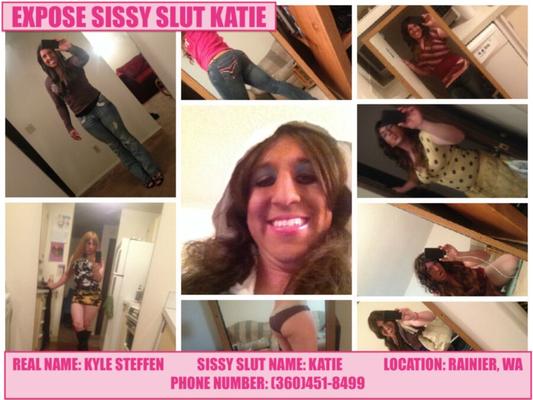 EXPOSER LA SALOPE SISSY KATIE A.K.A Kyle Steffen