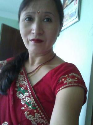 Me in a red saree