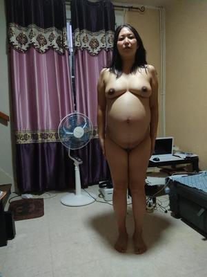 French asian pregnant mom yo