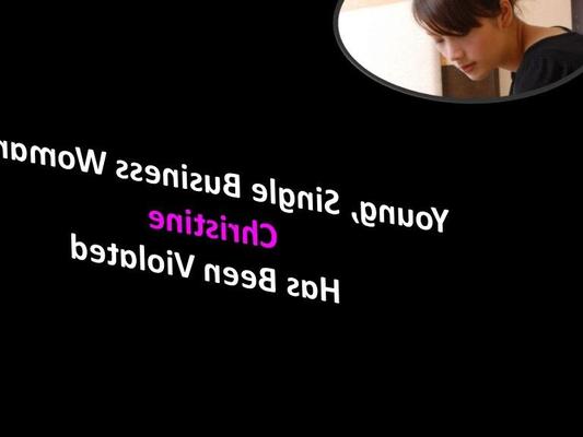 Молодая одинокая деловая женщина Кристина подверглась насилию