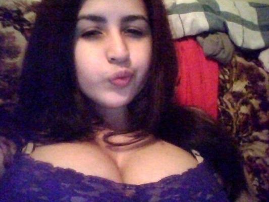 Chubby latin teen with beautiful tits.