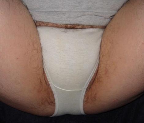 white cotton panties