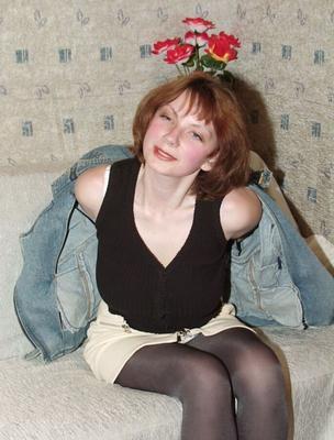 Young - Amateur - Russian big titted redhead strips at home