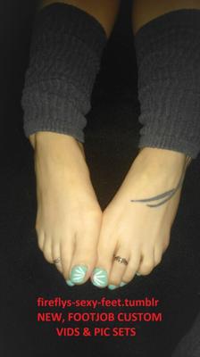 Fireflys Baby Blue Polonais Footjob