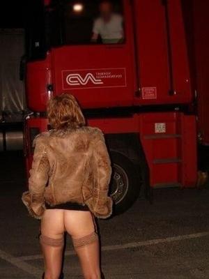 My french whore Astrida on a parking lot, fakes before reality