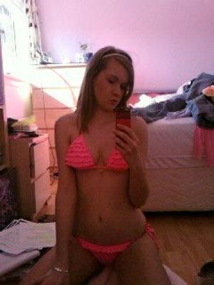 Zufälliger britischer Selfshot-Teenager