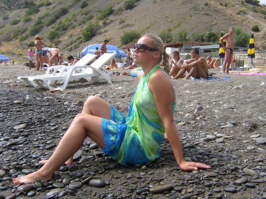 Ukrainische Amateur-Blondine-Urlaubsbilder