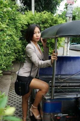 tuktuk patrol thai girl ride with her