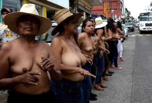 Wank Bank (Naked Mexican Protesters)