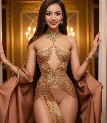 Belle princesse thaïlandaise