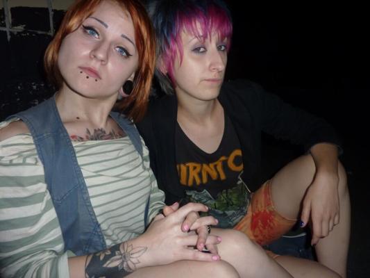 ....three amateur teen goth lesbians