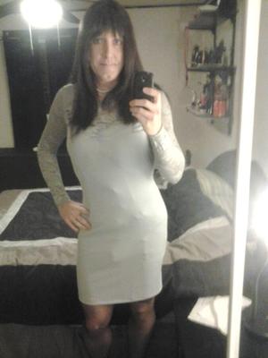 Tight Silver Grey Dress