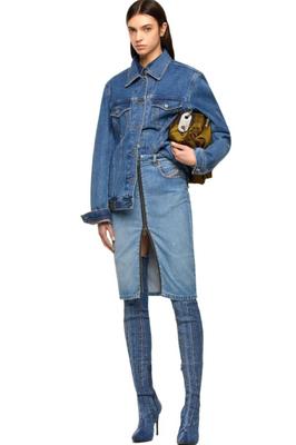 Denim CD Favoris - Jupe Bleu Clair Diesel -