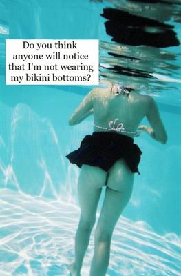 I forgot my bikini bottoms