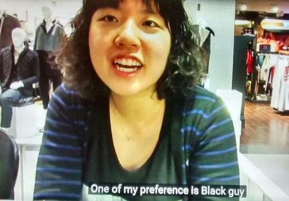 Korean Woman interviewed about BLACK Men....