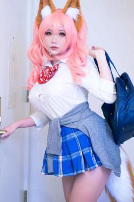 Hana Bunny - Uniforme Escolar Tamamo (Grande Ordem do Destino)