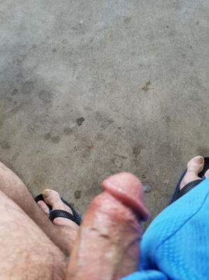 Flashing My Cock On The Porch