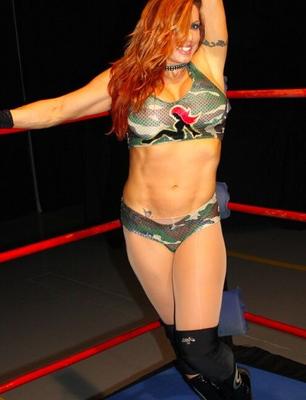 April Hunter nackte US-Wrestlerin