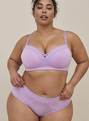 Soutien-gorge et culotte grande taille