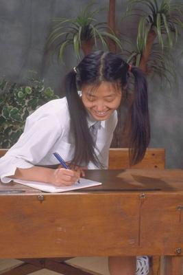 Asian Jing Mei and the teacher