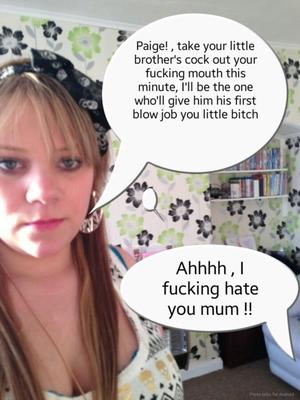 Captions for slut mum uk