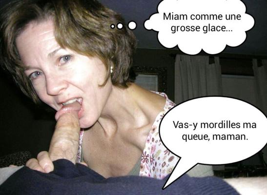 french caption (francais inceste) maman pompe son fils