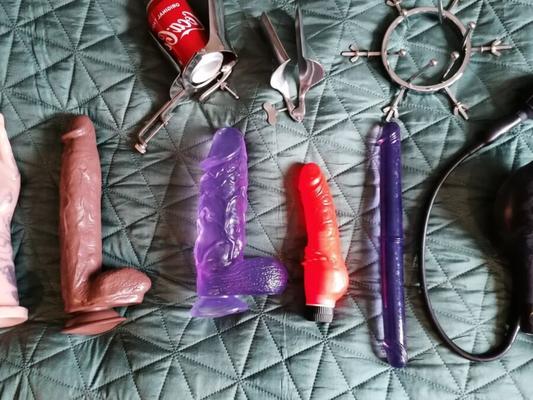 Our kinky fetish toy collection