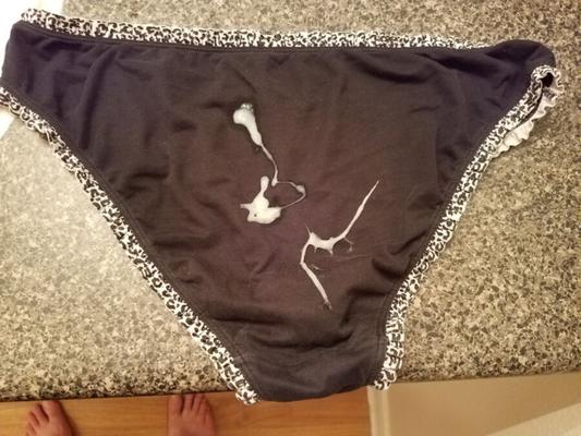 Wife being a bitch so I came on her panties