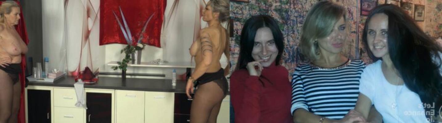 Pelea de gatas en pantimedias en topless: Julia ucraniana en Alemania vs alemana