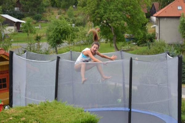 Chicas de trampolín