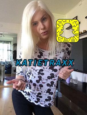 Horny busty girl showing off on snapchat KatieTraxx