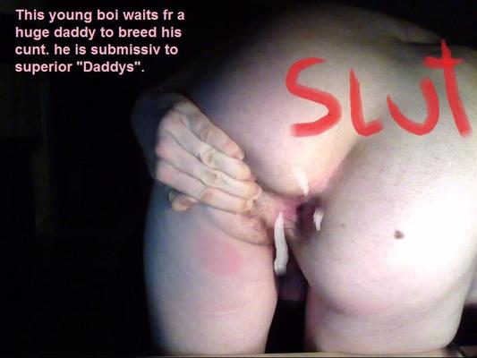 Slutty young boi wants daddys!