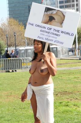 protesting naked